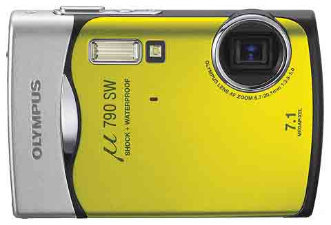 Лимонно зеленый Olympus µ 790 SW Lime Green
